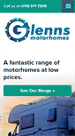 Mobile Screenshot of glennsleisurevehicles.co.uk